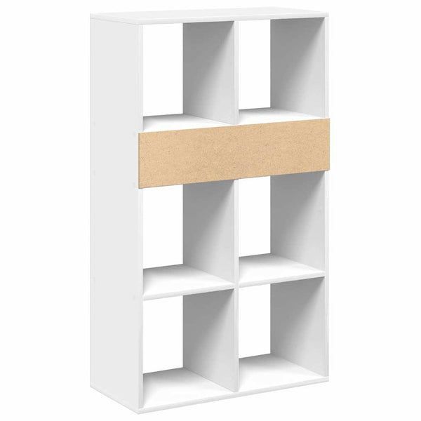 Weißes Bücherregal 66x31x112 cm