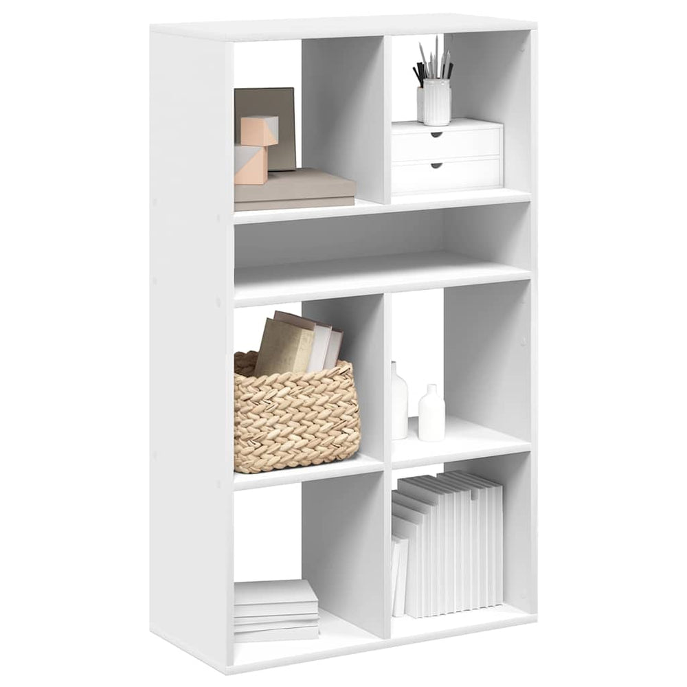 vidaXL Bookshelf White 66x31x112 cm Engineered Wood