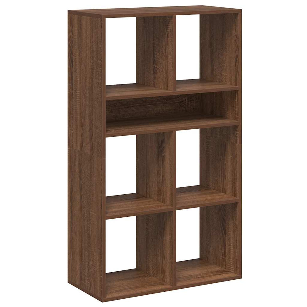 vidaXL Bookcase Brown Oak-Look 66x31x112 cm Engineered Wood