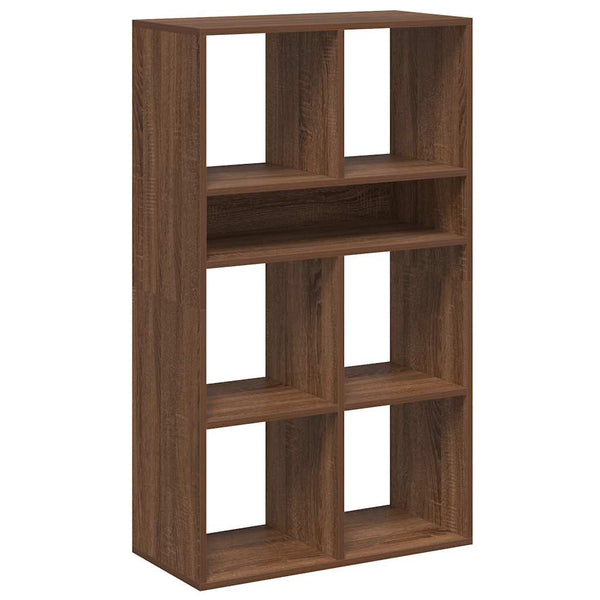 Bücherregal Braun Eichenoptik 66x31x112 cm