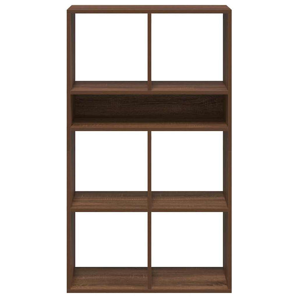 Bücherregal Braun Eichenoptik 66x31x112 cm