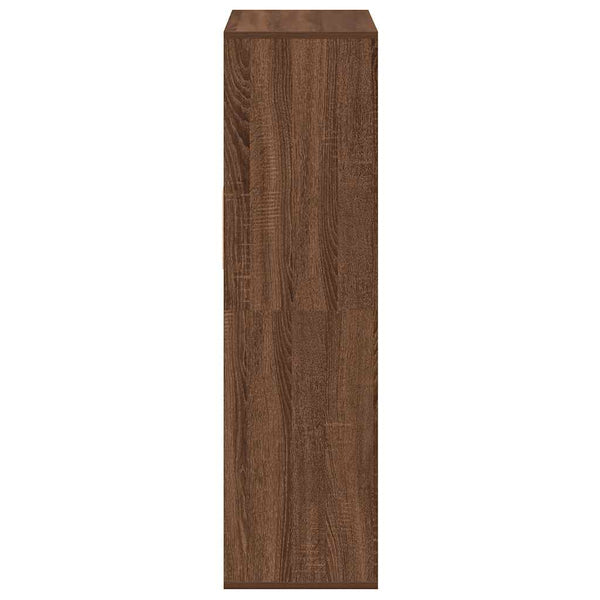 Bücherregal Braun Eichenoptik 66x31x112 cm