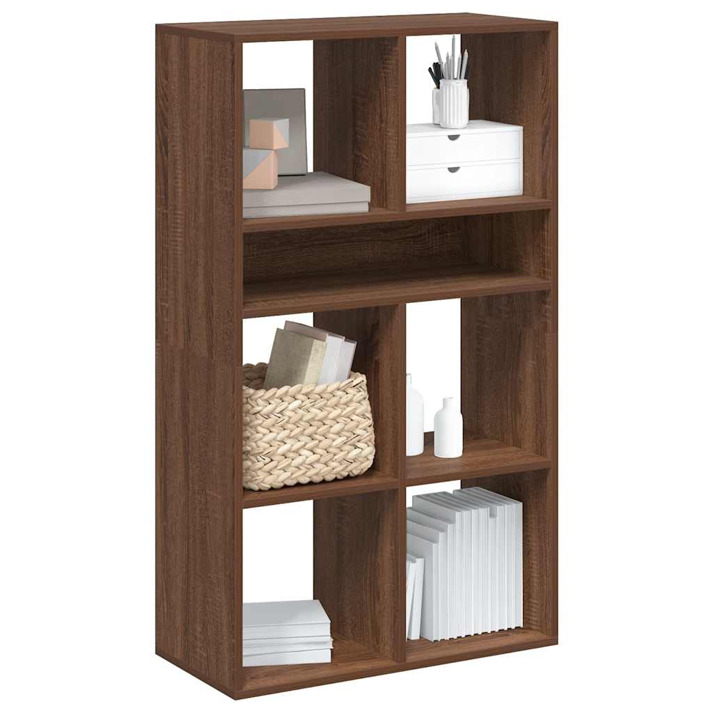 Bücherregal Braun Eichenoptik 66x31x112 cm