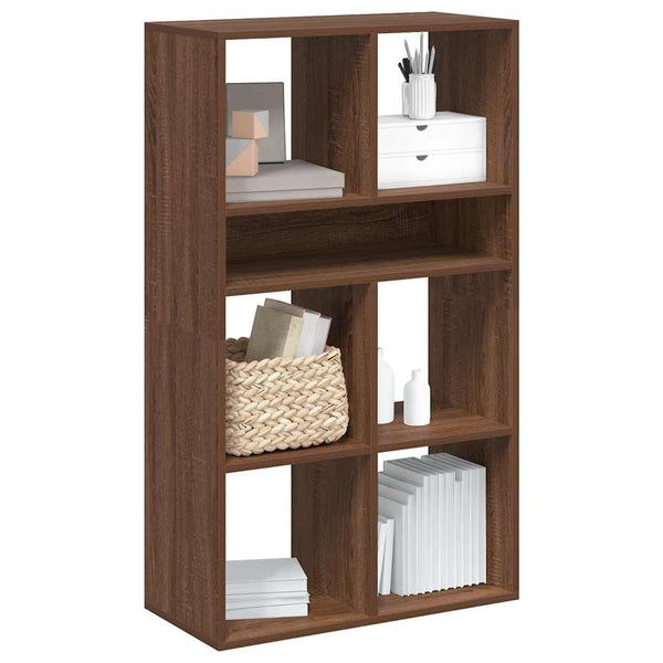 Bücherregal Braun Eichenoptik 66x31x112 cm