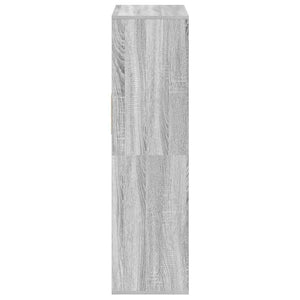 Bücherregal Grau Sonoma 66x31x112 cm