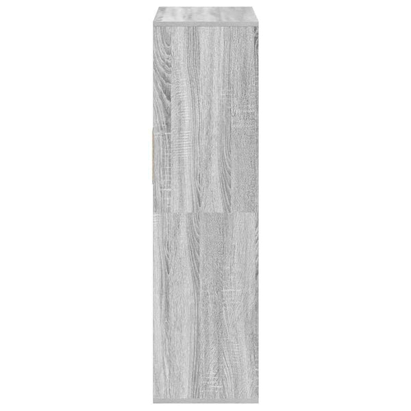 Bücherregal Grau Sonoma 66x31x112 cm