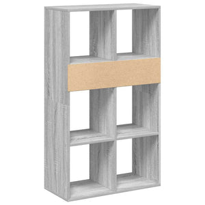 Bücherregal Grau Sonoma 66x31x112 cm