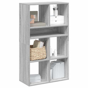 Bücherregal Grau Sonoma 66x31x112 cm