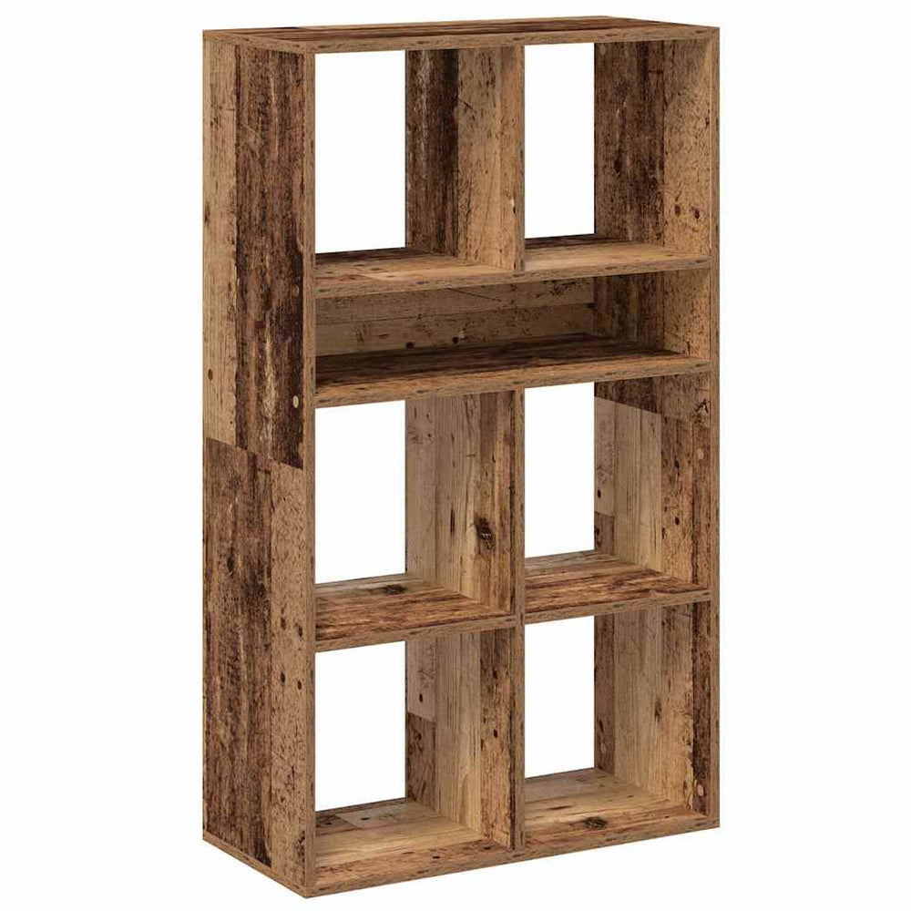 vidaXL Bookshelf Reclaimed Wood Look 66x31x112 cm Engineered Wood