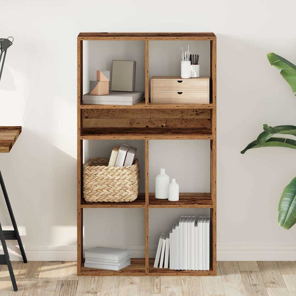 Bücherregal Altholz-Optik 66x112 cm
