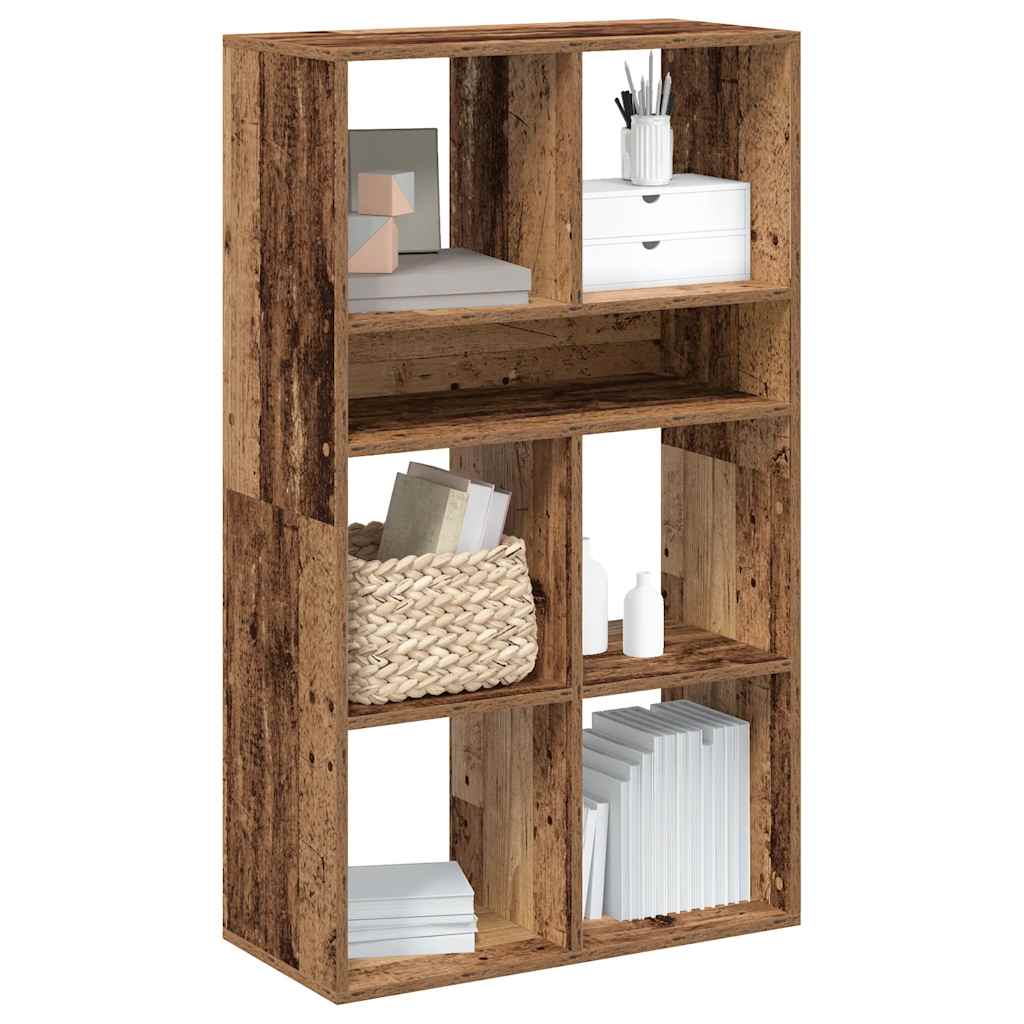 Bücherregal Altholz-Optik 66x112 cm