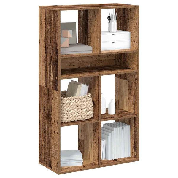 Bücherregal Altholz-Optik 66x112 cm