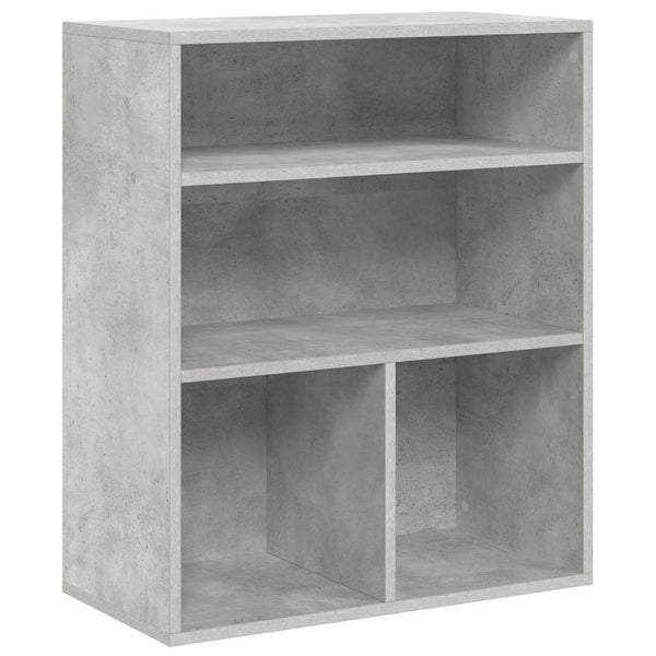 Bücherregal Betongrau 60x30x71,5 cm