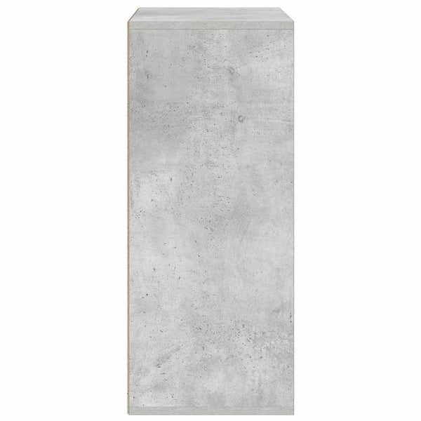 Bücherregal Betongrau 60x30x71,5 cm