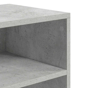 Bücherregal Betongrau 60x30x71,5 cm