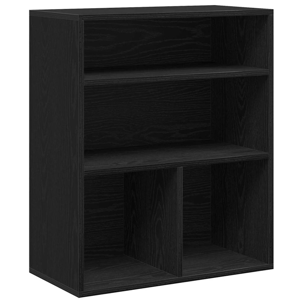 vidaXL Bookshelf Black 60x30x71.5 cm Engineered Wood