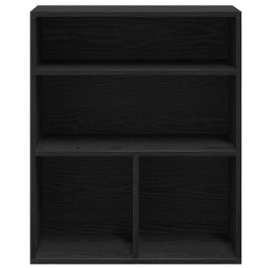 Schwarzes Bücherregal 60x30x71,5 cm