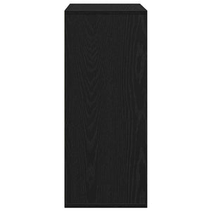 Schwarzes Bücherregal 60x30x71,5 cm
