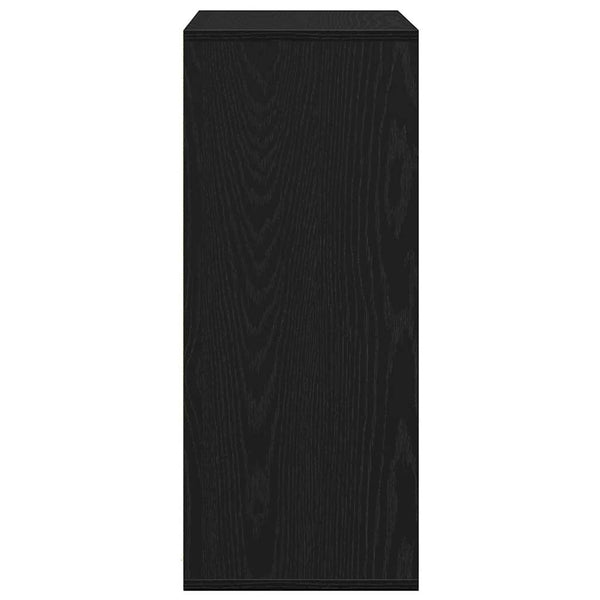 Schwarzes Bücherregal 60x30x71,5 cm