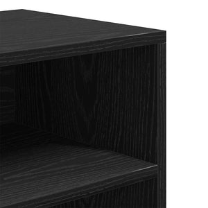 Schwarzes Bücherregal 60x30x71,5 cm