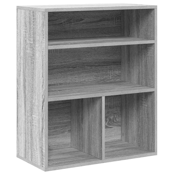 Bücherregal Grau Sonoma 60 cm