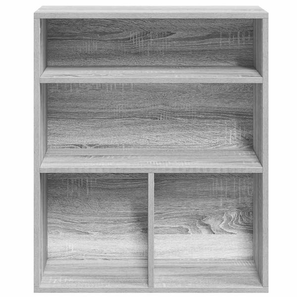 Bücherregal Grau Sonoma 60 cm