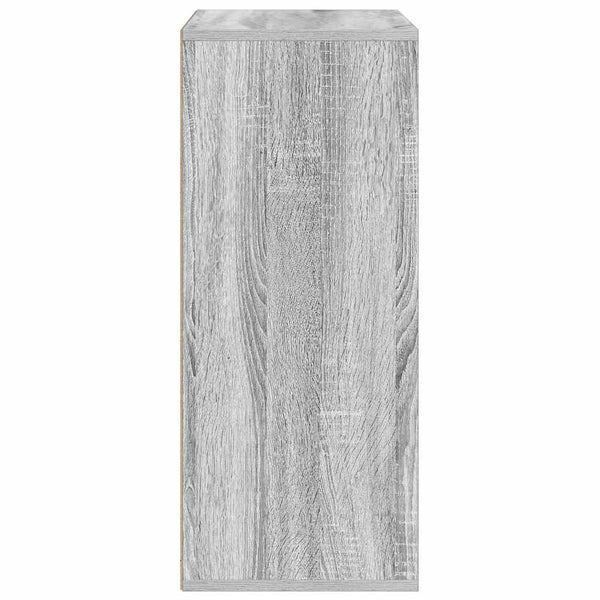 Bücherregal Grau Sonoma 60 cm