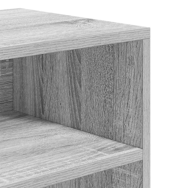 Bücherregal Grau Sonoma 60 cm