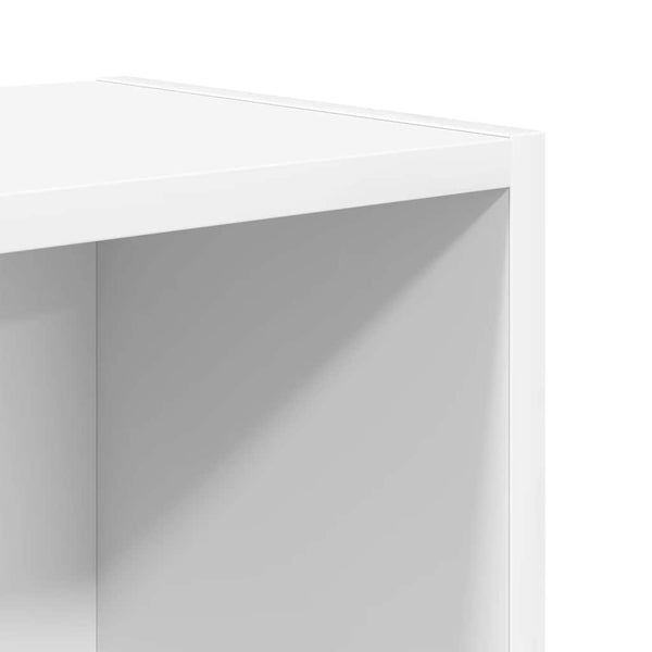 Weißes Bücherregal 31x24x52 cm