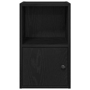 Bücherregal Schwarz Eichen-Optik