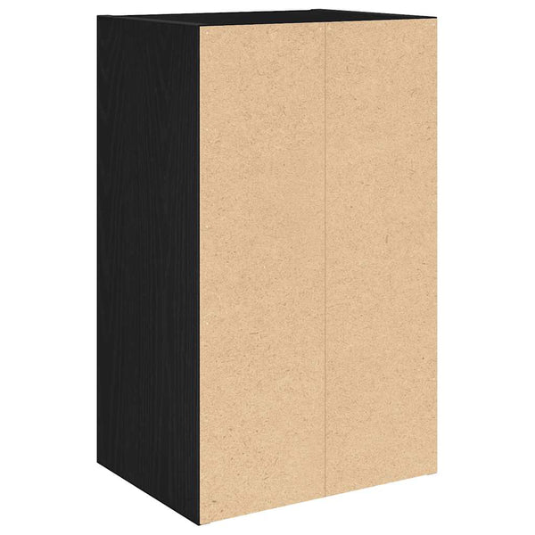 Bücherregal Schwarz Eichen-Optik