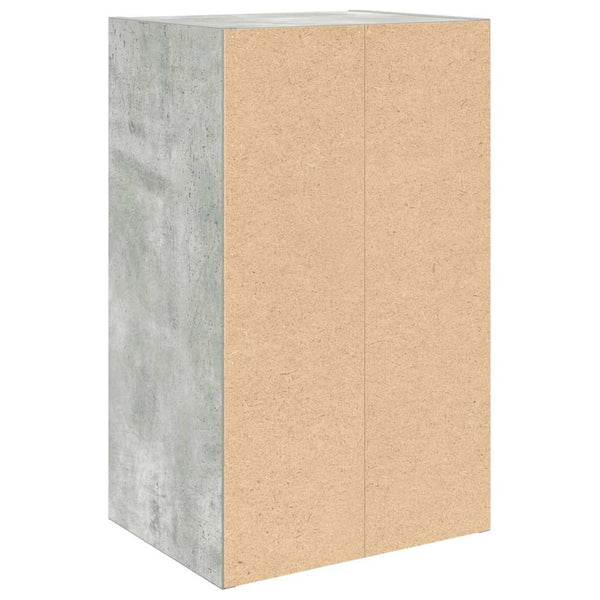 Betongraues Bücherregal 31x24x52 cm