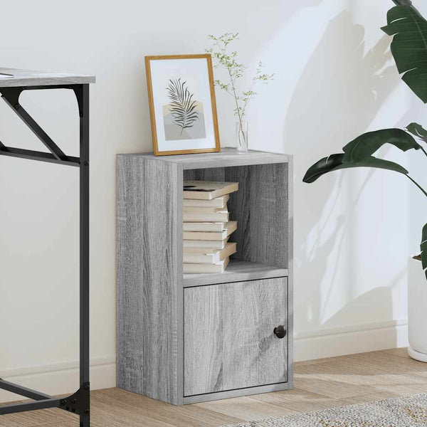 Bücherregal Grau Sonoma 31x24x52 cm