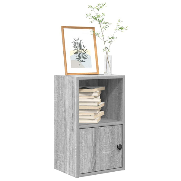 Bücherregal Grau Sonoma 31x24x52 cm