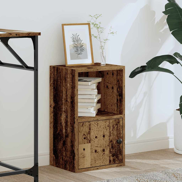 Bücherregal in Altholz-Optik, 31x24x52 cm