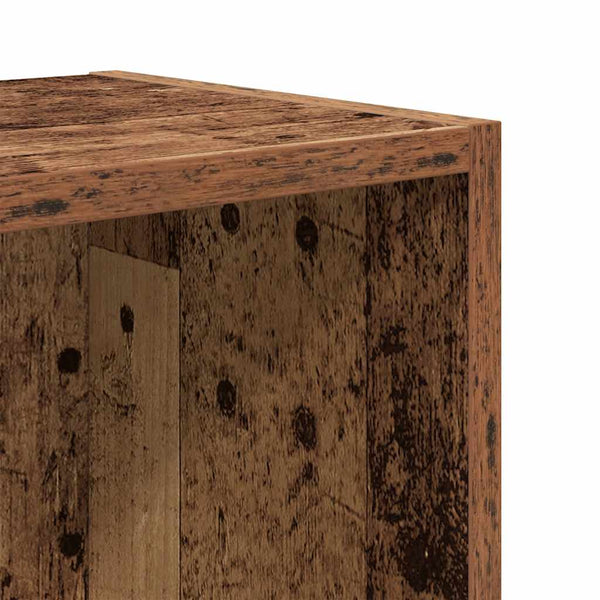 Bücherregal in Altholz-Optik, 31x24x52 cm