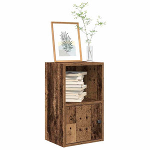 Bücherregal in Altholz-Optik, 31x24x52 cm
