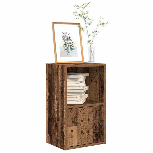 Bücherregal in Altholz-Optik, 31x24x52 cm