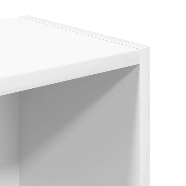 Weißes Bücherregal 31x24x77 cm