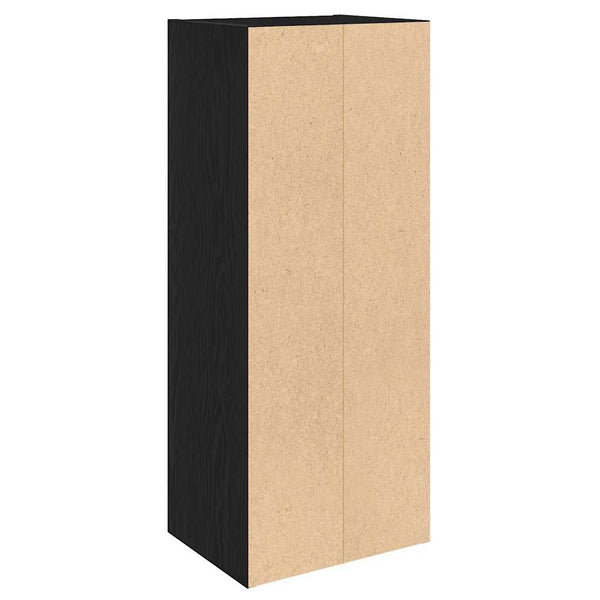 Bücherregal Schwarz Eichen-Optik 77cm