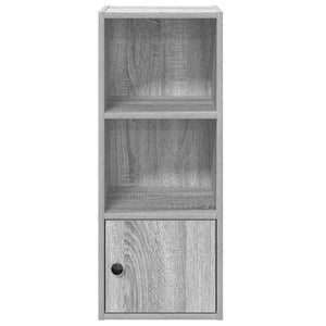 Bücherregal Grau Sonoma 31x24x77 cm