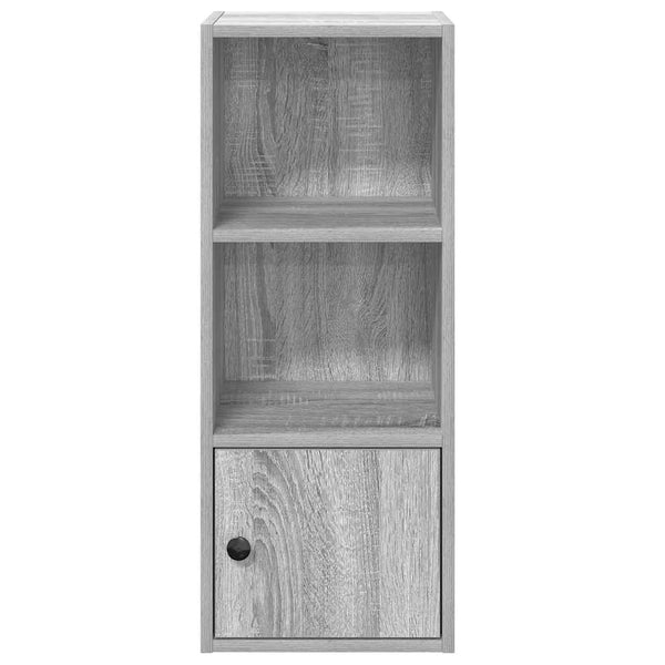 Bücherregal Grau Sonoma 31x24x77 cm