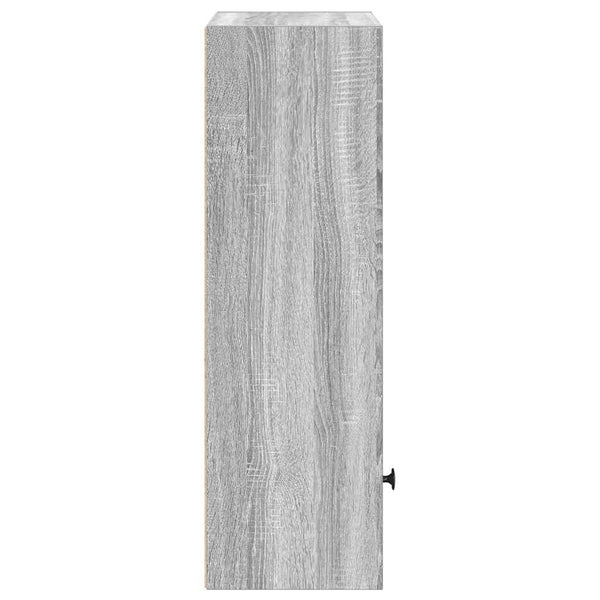 Bücherregal Grau Sonoma 31x24x77 cm