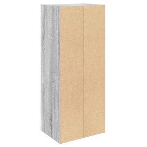 Bücherregal Grau Sonoma 31x24x77 cm