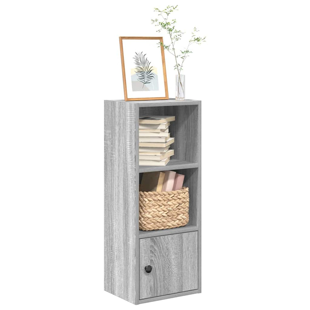 Bücherregal Grau Sonoma 31x24x77 cm