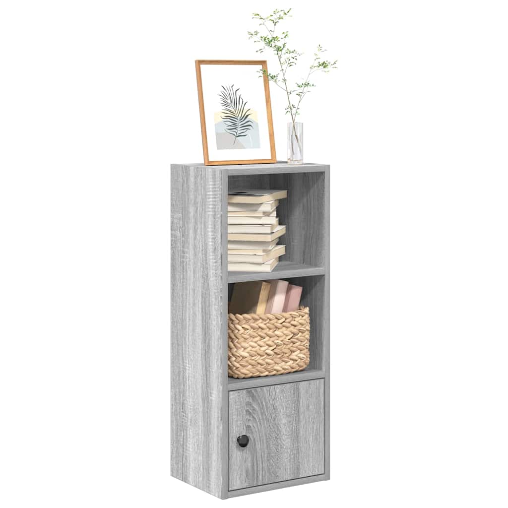 Bücherregal Grau Sonoma 31x24x77 cm