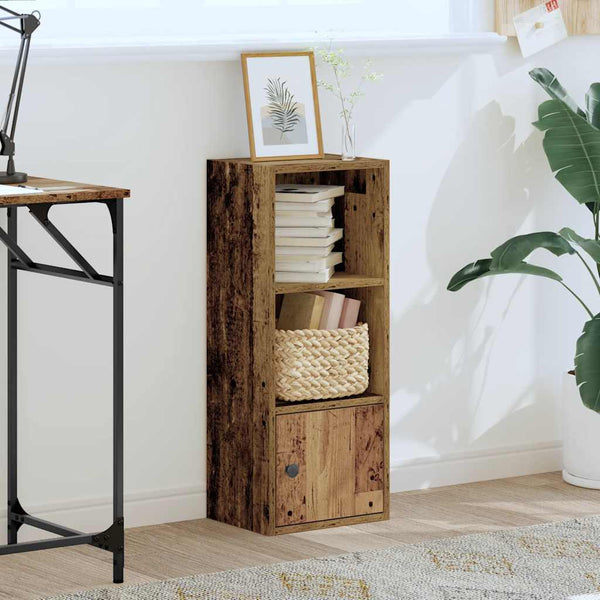 Bücherregal Altholz-Optik, 77 cm hoch