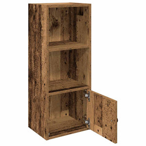 Bücherregal Altholz-Optik, 77 cm hoch