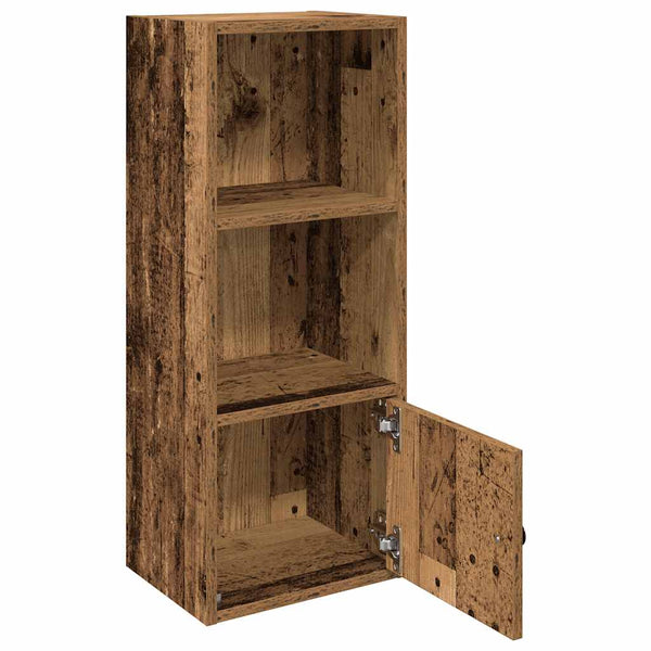 Bücherregal Altholz-Optik, 77 cm hoch