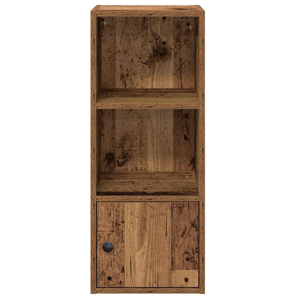 Bücherregal Altholz-Optik, 77 cm hoch